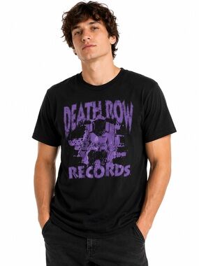 Death Row Records Black and Purple Shirt